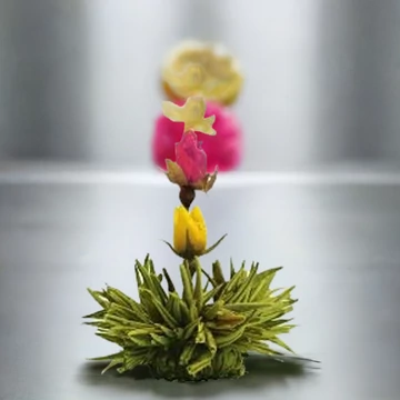 Citrom ízű virágzó zöld tea