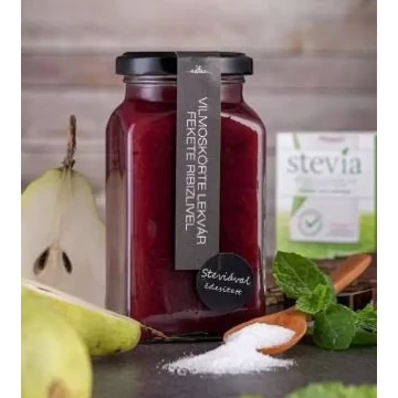 Kaldeneker - Vilmoskörte-feketeribizli lekvár steviával édesített 312ml