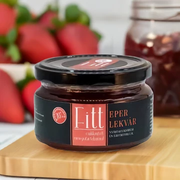 Kutyori -  Fitt Eper lekvár  210g