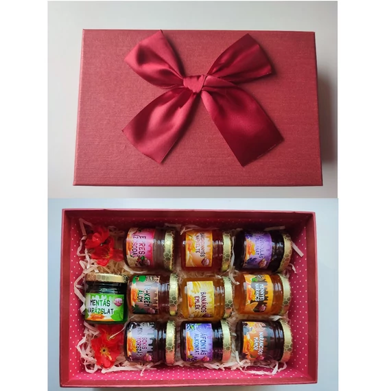 Bordó díszdoboz   22 x 15 x 7 cm