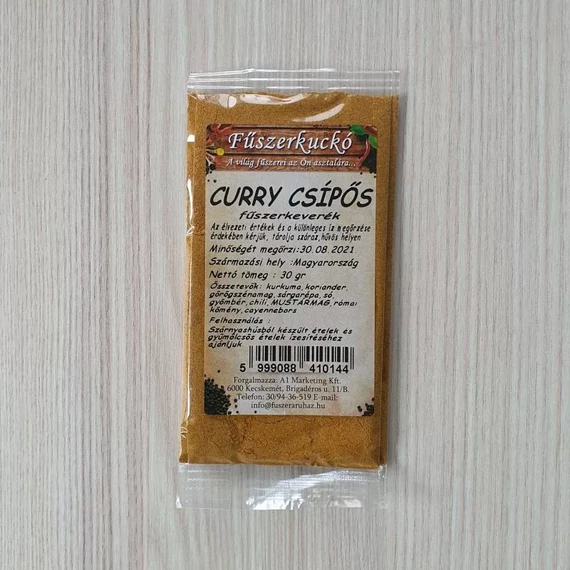 Curry csípős fűszerkeverék 30g