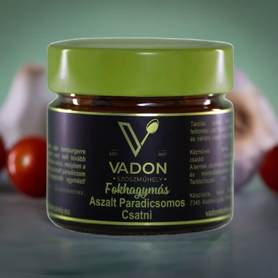 Fokhagymás - aszalt paradicsomos csatni