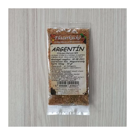 Argentin fűszerkeverék 30g