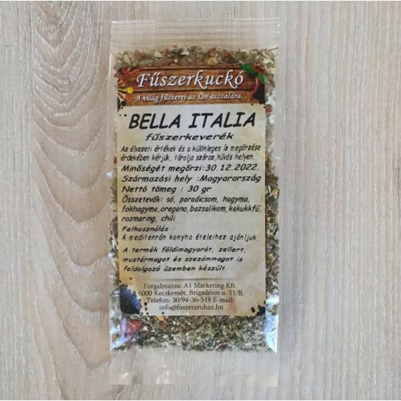 Bella Italia olasz fűszerkeverék 30g