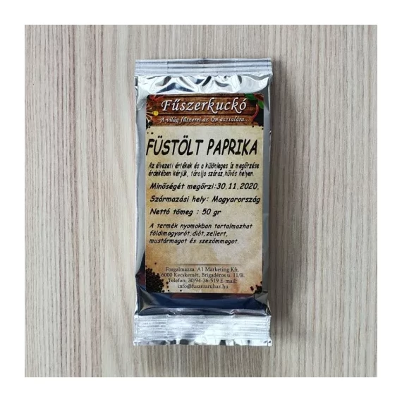 Füstölt csemege paprika, őrölt 50g