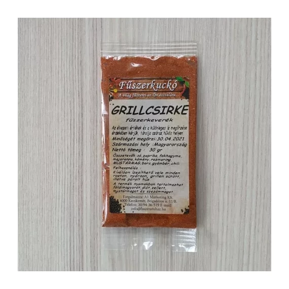 Grillcsirke fűszerkeverék 30g